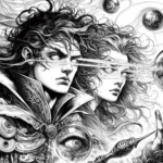 Psionic Fantasy Adventurer in an RPG
